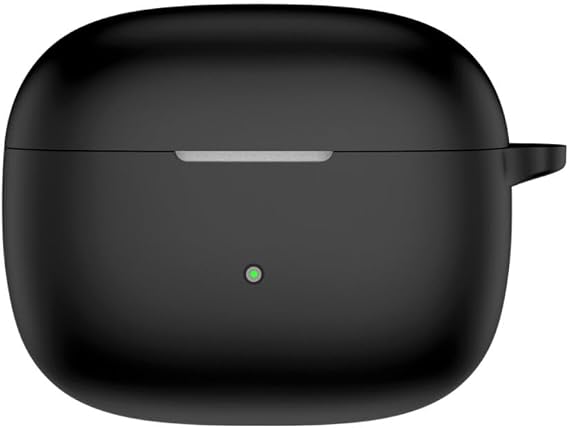 FTRONGRT Case Compatible with Bowers & Wilkins Pi8, Anti-Scratch, Shockproof, Silicone Case Compatible with Bowers & Wilkins Pi8 Bluetooth Earphone.Black