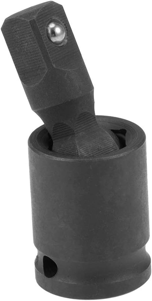 TOP-VIGOR 3/8" Drive Universal Joint Swivel Deep Impact Socket, Heavy-Duty CR-V U-Joint Adapter for Ratchet, Socket Wrench and Automotive Repair Tools