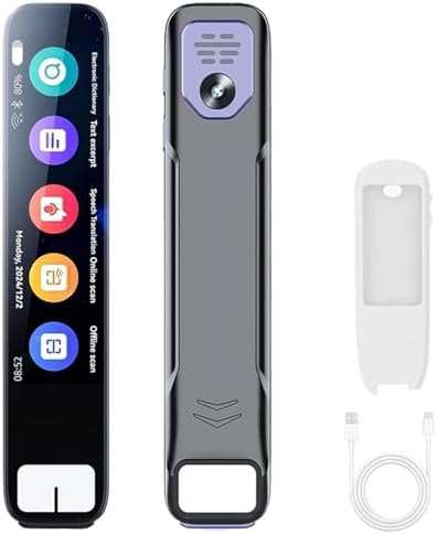 Pen GPT, AI Pen, Scan Sense AI Smart Pens(150+ Languages), Scanner Pens, Offline Translation, Instant Answers 99% Accuracy, HD Touchscreen (Black)