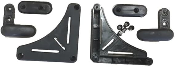 Black Campervan Table Bracket Storage Kit, RV Mounting Hardware, Folding Table Support Brackets for Motorhome Interior
