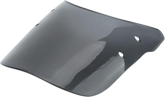 Universal Motorcycle Wind Deflector for – Bubble-Crack & Scratch- Windscreen with ABS+Metal Frame (Smoked)