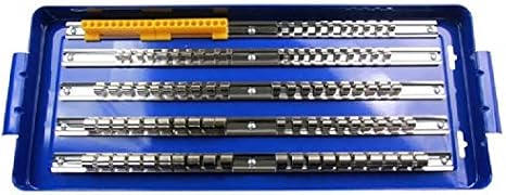 US PRO 110pc 1/4'' 3/8'' 1/2'' Socket Storage Tray Rack 1494