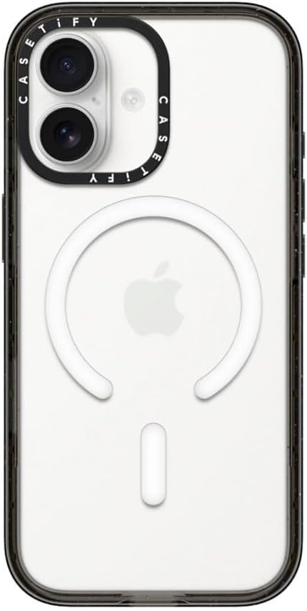 CASETiFY Impact Magsafe iPhone 17 Case [Shockproof/Slim Fit/Compatible with Magsafe] - Black