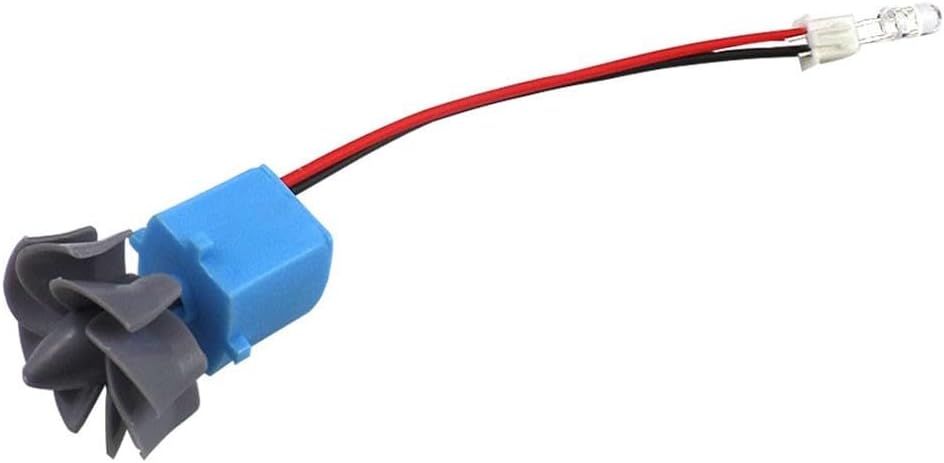 FACULX Portable Wind Turbine Hydroelectric Power Generator 0.01-15V DC Motor Educational Mini Generator With 8 Blades For Learning And Teaching