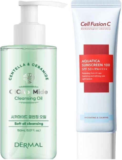 Cell Fusion C Aquatica, Tüm Cilt Tipleri Için Yüksek Koruyucu Güneş Kremi Ve Dermal Yağ Bazlı Temizleyici