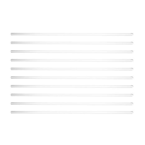 10pcs Glass Stirring Rod Set for Chemistry and Experiments