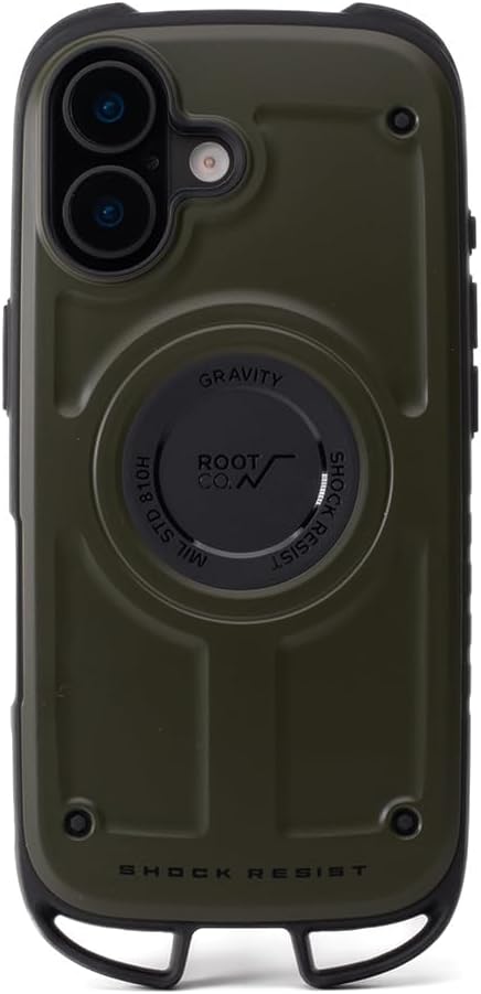 GRAVITY Shock Resist Rugged Case for iPhone 17 Khaki