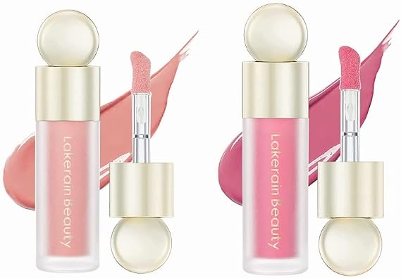Beauty Searcher Liquid Blush, Lightweight Breathable Feel for Cheeks, Natural-Looking Superdewy Blusher Makeup, Long-Lasting Cream Cosmetics (01+02)