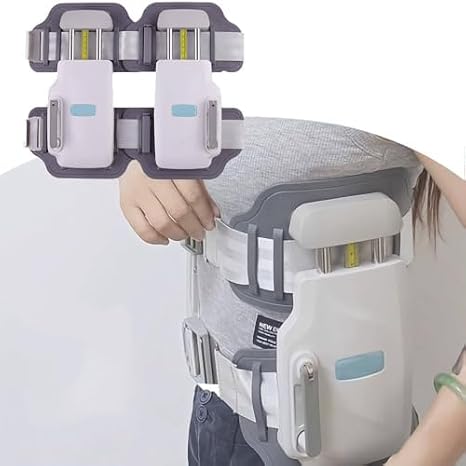 Back Stretcher for Lower Back Pain Relief - Lumbar Traction & Spine Decompression Device, Home Use for Support and Posture Correction