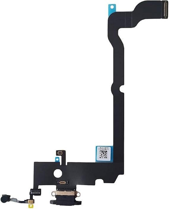Charging Port Flex cable compatible with iPhone XS MAX - Dock Connector + flex cabler - black