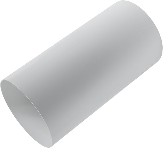 Vent Systems 150mm Diameter Round Ventilation Pipe - 1 ft Long - for Sewer Connection, Exhaust Duct or Supply Duct, Heating and Ventilation System.