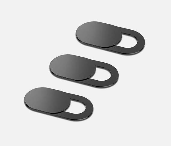 Ayex Web Kamerası Kapağı, Webcam Cover, Notebook, Laptop, Macbook, Telefon, Tablet İçin Kamera Kapatıcı, Gizleyici Siyah (3 Adet)