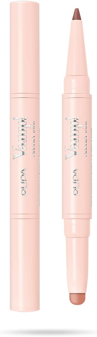 Pupa Milano Vamp! Creamy Duo - 002 Medium Nude For Women 0.035 oz Makeup