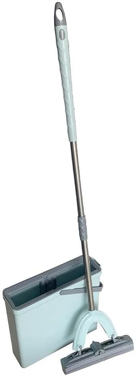 Microfiber Kelebek Paspas Süngerli PVA Slim Mop Kovada Sıkmalı Full Otomatik İnce Kovalı Set