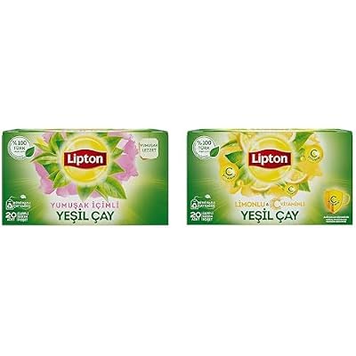 Lipton Soft Drink & Clear Lemon Cup Strained Bag Green Tea 20 Pack