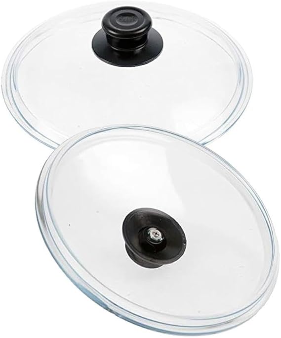20cm Tencere ve Tavalar için Cam Tencere Kapağı Yüksek Isıya Ocak + Fırına Dayanıklı Pyrex Cam Kapak