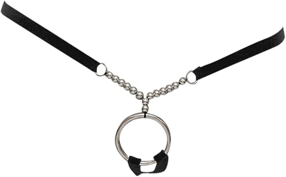 Mens Chain Underwear Mens Ring Underwear Sexy Low Rise Underpants with