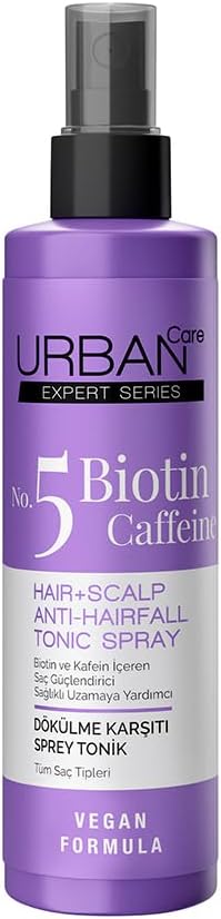 URBAN Care Expert Biotin & Kafein Dökülme Karşıtı Saç Toniği 200 ml- Vegan