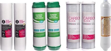 E-water Water Purifier Filter Set 2x3 Pre-Filter Set + Sweetener