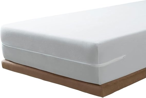 SAVEL - Microfibre Mattress Cover | Elastic and Soft Mattress Protector | Mattress Cover with Zip | Oeko-Tex Certified | 90 x 190/200 cm