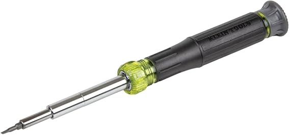 Electronic Screwdriver, 14-in-1 with 8 Tips, Slotted, Phillips, and Tamperproof TORX Bits, 6 Precision Nut Drivers Klein Tools 32314
