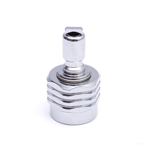 Dive Equipment Regulator Connector AD-331 Brass Threaded Adapter for Scuba Gear Second Stage LP Hose Connection Standard for bcd Male Fit Silver