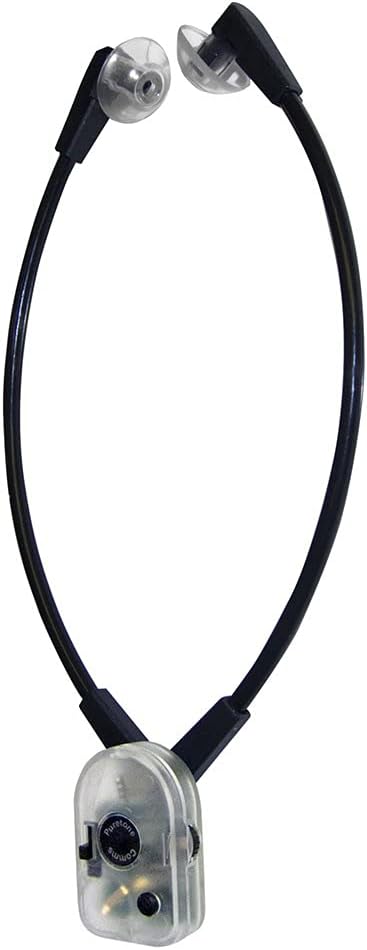 Audimed Communicator 2 | Lightweight Assistive Listening Device, indoor and outdoor communication and sound amplification (Clear)