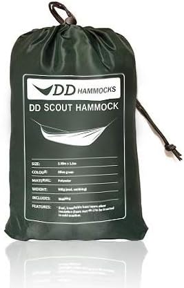 DD Hammocks - Scout Hammock - Lightweight Easy Set Up Hammock For Adult And Childrens Camping Adventure