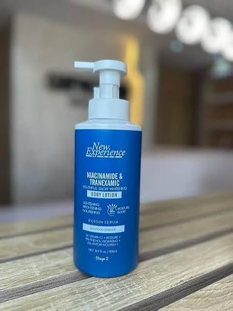 New Experience Niacinamide & Tranexamic Body Lotion, Youthful Glow Whitening, Ectoin Serum, 500ml