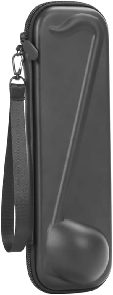 Protective Hard Shell Case for Otamatone Synthesizer, PU+EVA Music Instrument Storage Bag, Lightweight Portable Carrying Pouch with Secure Fit Black