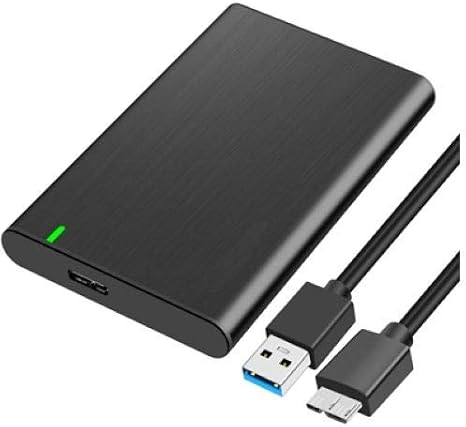 Connectland External enclosure USB 3.0-2" 1/2 s-ata without screws Black Black