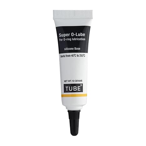 Waterproof Food Grade Silicone Lubricant Plumbers Grease, 0.35 Oz Silicone Grease Lubricant for O-ring Seal Lubrication