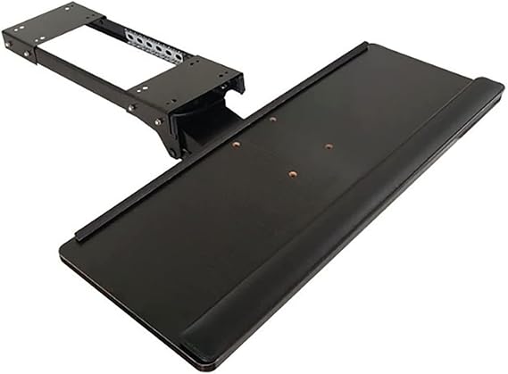 Wall mounted adjustable mouse and keyboard bracket, wall mounted keyboard bracket, keyboard arm tray, Under Desk Keyboard Shelf Sliding Slide 50x25cm