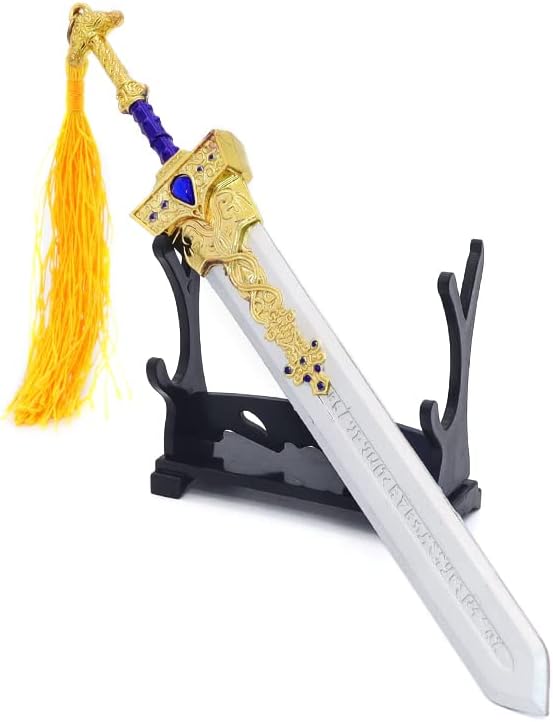 Elden Ring Royal Greatsword Replica Action Figure Toy Collection Gift Party Supplies Desk Decor Backpack Pendant, Multicolor, Medium, multicolor, M