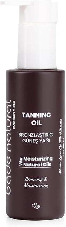 Bade Natural Bronzlaştırıcı Güneş Yağı%100 Doğal 100 ml