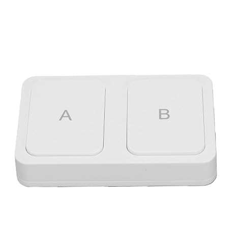 Fabater Wireless Smart Scene Switch, Wireless Smart Light Switch Buttons with 2 Way Control Zigbee Hub Controller, Programmable Actions for Tuya SmartHome Devices