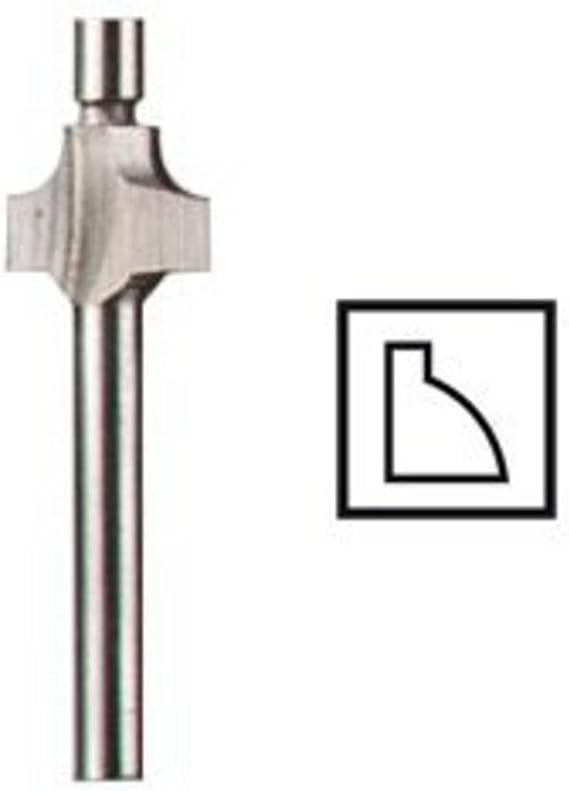 Dremel 612 Ahşapta Dekoratif Köşeli Yuvarlatma Freze Ucu 9,5 mm