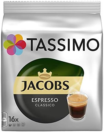 TASSIMO JACOBS "ESPRESSO" x 5 Pack 80 Pods