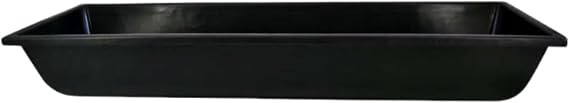 Sharplace Livestock Trough Rectangular Farm Feeder Open- Trough with Thickened Walls and Smooth Surface Suitable Cattle Horses Goats Barns Farmyards