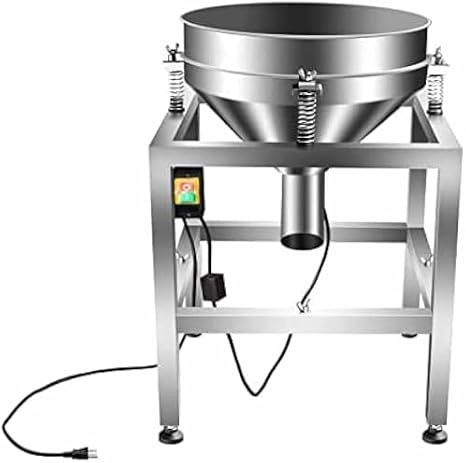 Automatic Sieve Shaker Machine, Stainless Steel Electric Sifter for Flour Powders, 40 Mesh & 100 Mesh Commercial Vibrating Screen