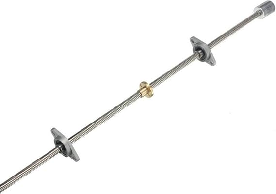 3d プリンタ T8 450 ミリメートルステンレス鋼親ねじカップリングシャフト取付ブラケット 3dプリンター部品・アクセサリー