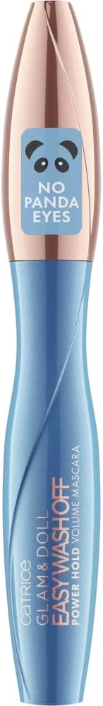 Catrice Glam & Doll Easy Wash Off Power Hold Volumizing Mascara, Long Lasting, Volumizing, Defining, Matte (10ml)