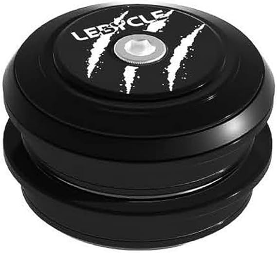 Juscycling 44/44mm Bike Headset, ZS44 Zero Stack, with Sealed Bearings for 1 1/8” (28.6mm) Straight Fork Steering Tube
