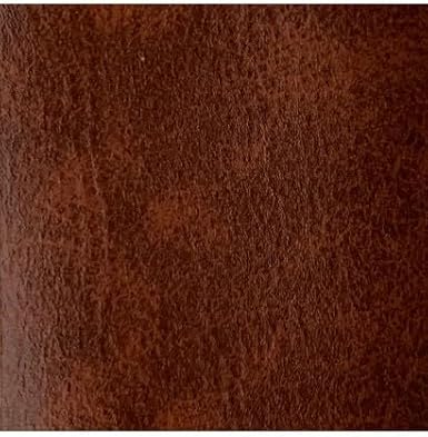 EU Fabrics Expanded Leatherette Fabric | Fire Retardant Upholstery Outdoor Material for Chair | Durable Waterproof Leather Vinyle Fabric for Sewing by the Metre (Tan, Sample 10x10cm)