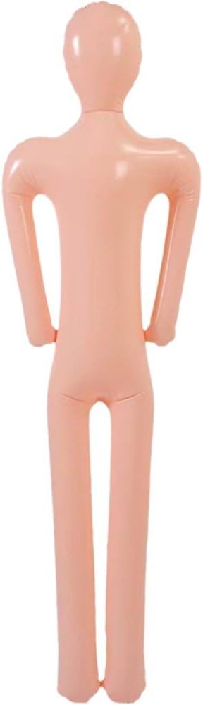 Full Size Inflatable Body Mannequin Diy Halloween Decorations Cosplay Props Inflatable Dummy for Halloween Yard Patio House Decor