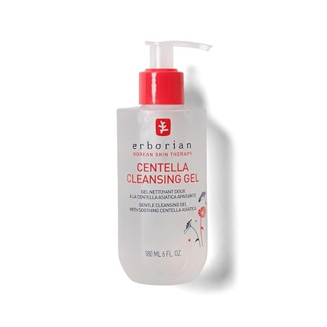 Erborian - Centella Cleansing - Makeup Remover Oil, Cleansing Gel, Makeup Remover Balm for Face with Centella Asiatica - All Skin Types - Korean Cosmetic Care