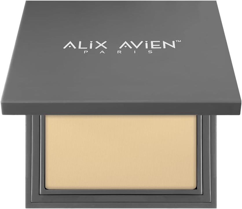 ALIX AVIEN Kompakt Pudra - 12 Saate Kadar Kalıcılık - Soğuk-nötr Cilt Alt Tonu - Compact Powder 06 Creamy