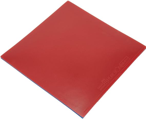 Table Tennis Rubber, 2.2mm Sponge Thickness Rubber Cover for Ping Pong Paddle Racket Good Tack and Flexibility Excellent Control and Spin Sensitivity for All-Round Players(Red)