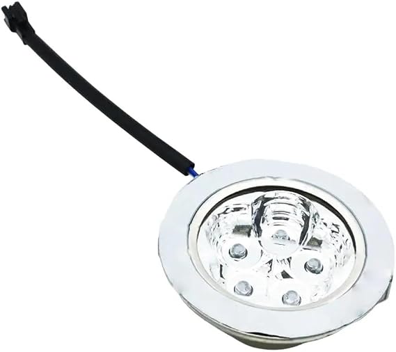 2PCS Range Hood LED Light Stainless Steel 220V Round [Energy Class A]