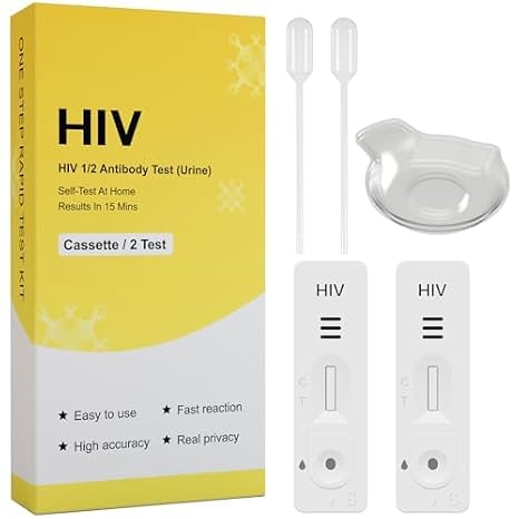 2 x HIV Urine Self Test - Home Test for Home - Result in 15 Minutes